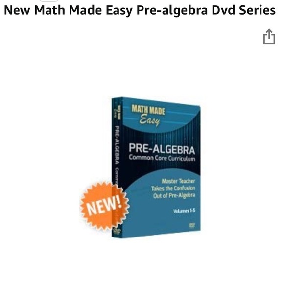 Other - Pre-Algebra DVD Vol. 1-5
